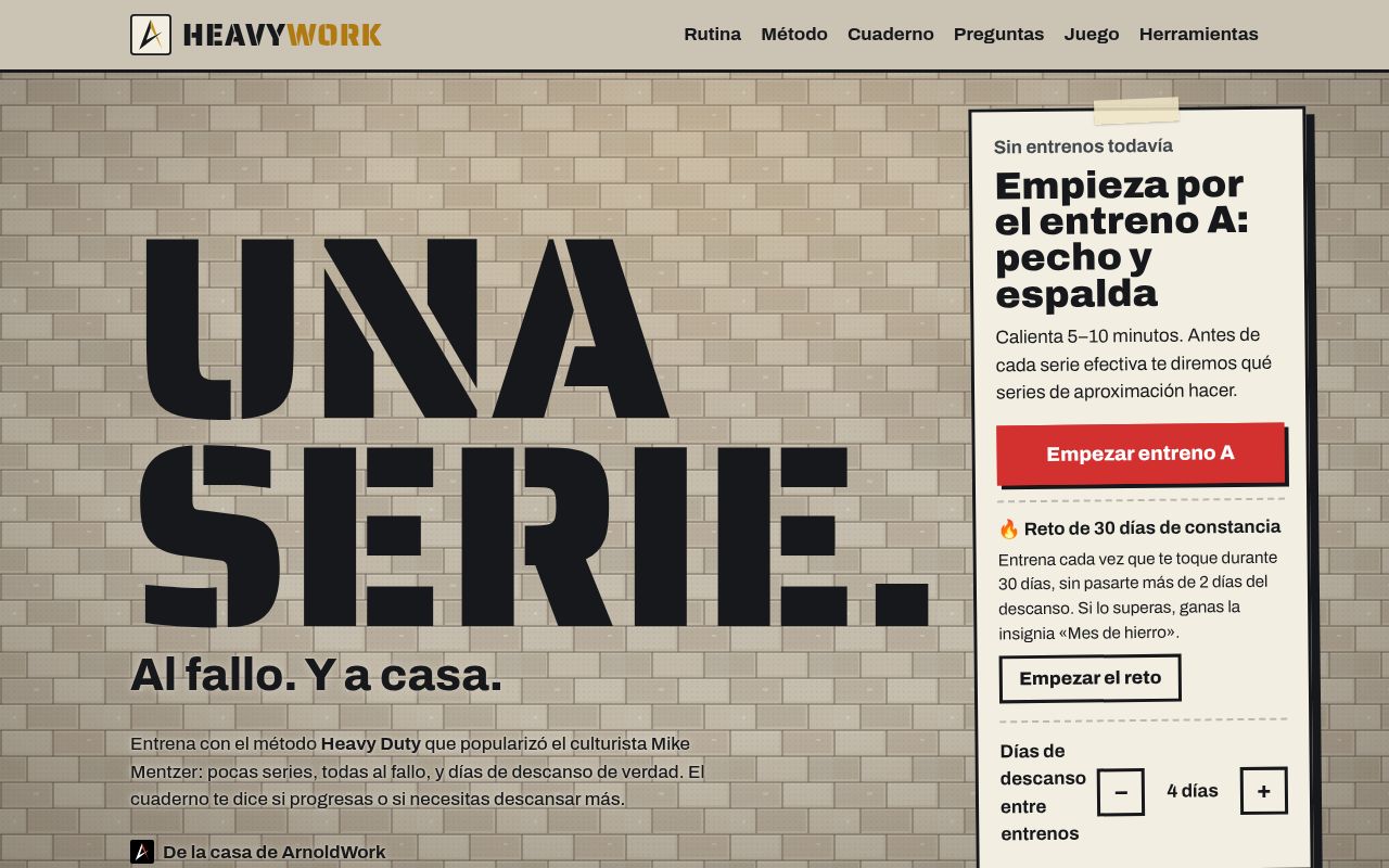 HeavyWork en el ordenador